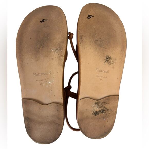 Flattered Heather Knot Platform Sandal in Brown - Size 39 - Picture 8 of 12